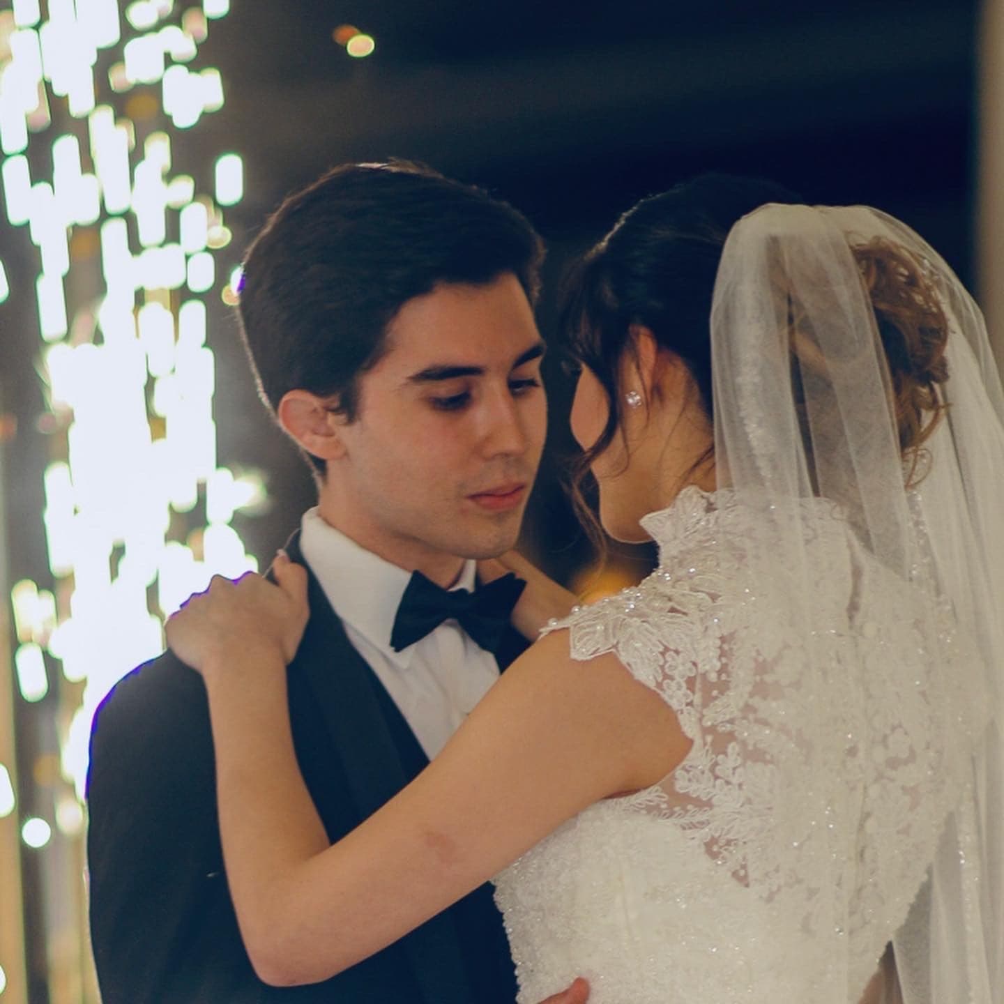 Couple's first dance at an AB Event Productions reception