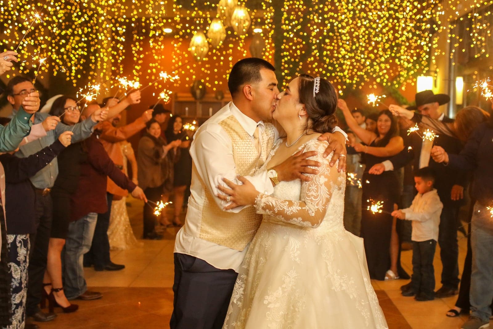 Newlyweds' first dance at an AB Event Productions wedding