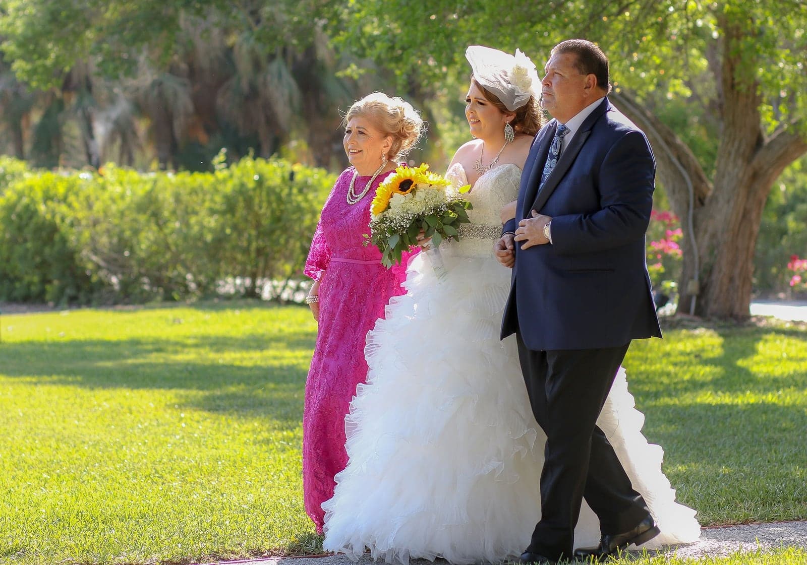 Bride and groom portrait at a Rio Grande Valley wedding
