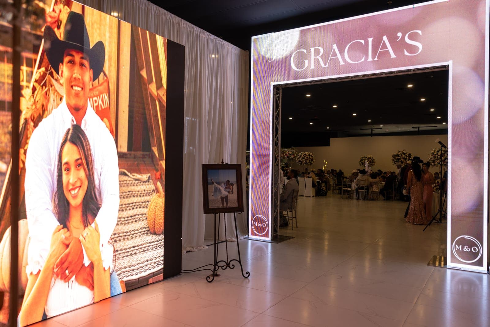 Detail of the Localé by AB Events venue in Weslaco